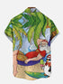 Men's Christmas Funny Graphic Short Sleeve Hawaiian Shirt